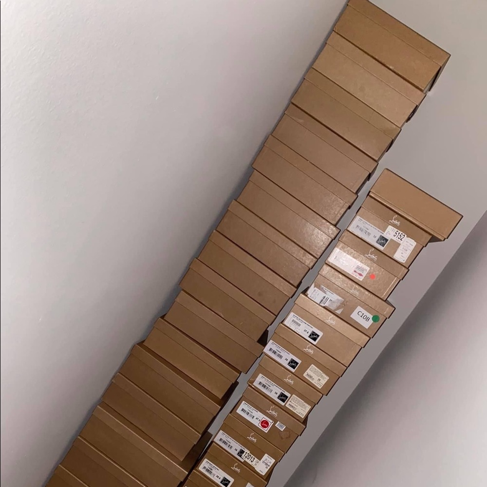 Christian Louboutin shoe boxes